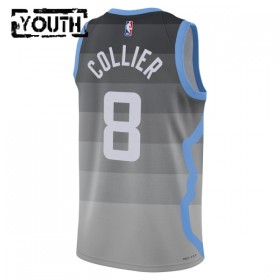 Barn Utah Jazz Tröja Isaiah Collier Nike 2025-26 City Edition Grå Swingman
